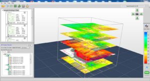 Screenshot of WIFI design modelling done by CORE Cabling
